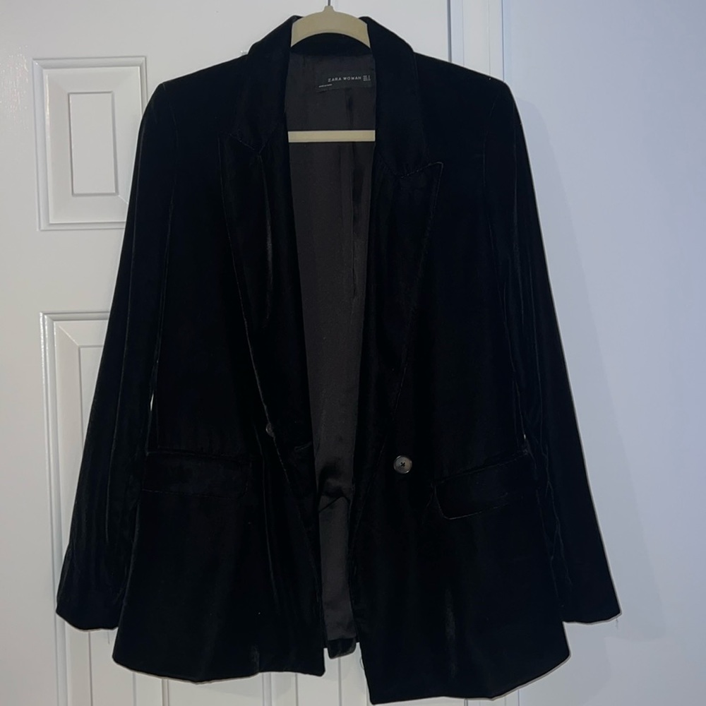 Zara Velvet Blazer